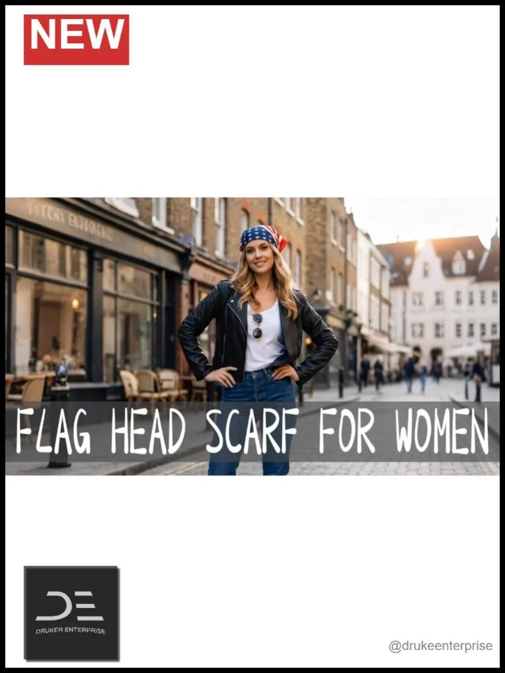 Large Square Silk-Like Head Scarf Bandana 27.5x27.5 inches